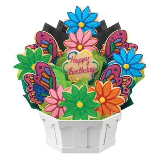 Butterfly and Daisy Birthday - CookiesByDesignProd