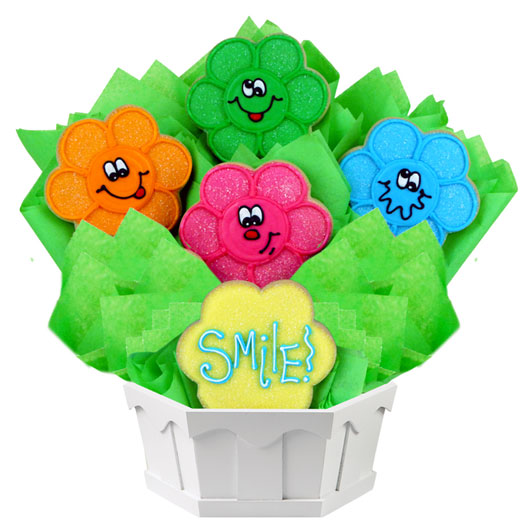 Wacky Face Daisies - CookiesByDesignProd