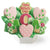 Decorative cookie arrangement with 'Happy Mother's Day!' and 'Mom'