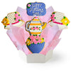 Cookie bouquet with teapot and cake shapes, decorated with flowers and 'Happy Mother's Day!'