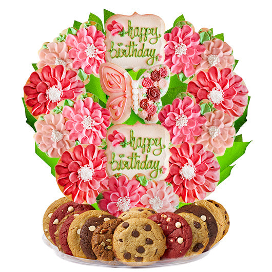 Pink Petals Boutray - CookiesByDesignProd