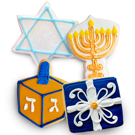 Happy Hanukkah Favors - CookiesByDesignProd