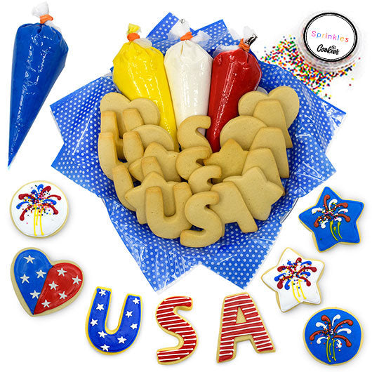 USA Love Decorating Kit - CookiesByDesignProd