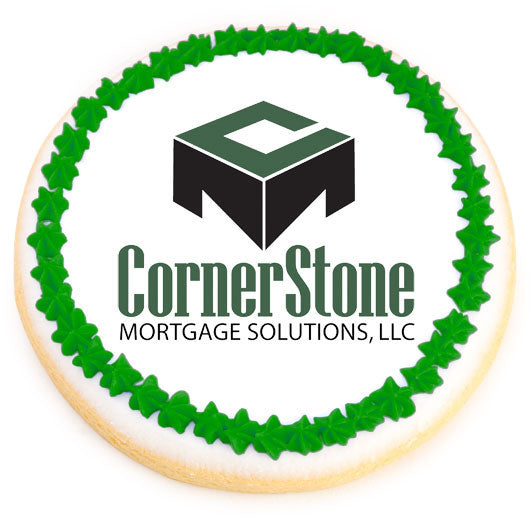 Large Circle Logo Cookies - CookiesByDesignProd