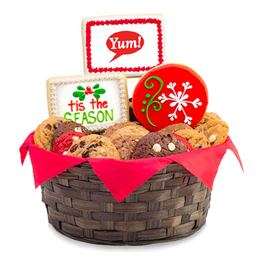 Tis the Season Logo Gift Basket