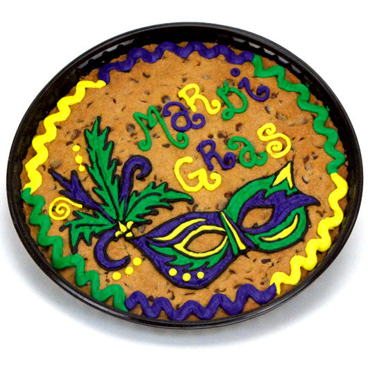 Mardi Gras Cookie Cake - CookiesByDesignProd
