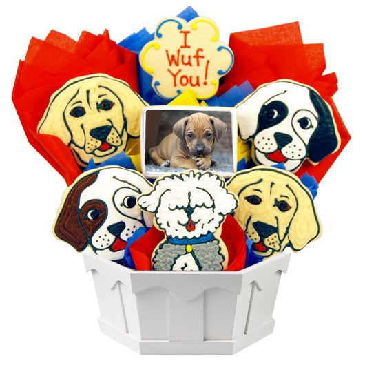 Photo Cookies - Puppy Love - CookiesByDesignProd