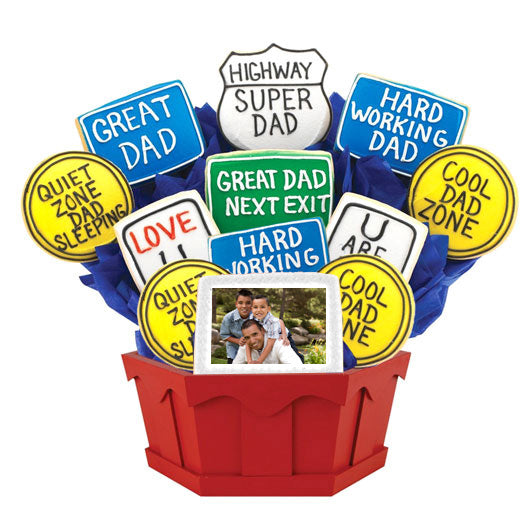 Photo Cookies - Dad Appreciation Highway - CookiesByDesignProd