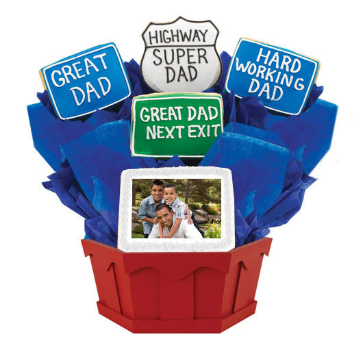 Photo Cookies - Dad Appreciation Highway - CookiesByDesignProd