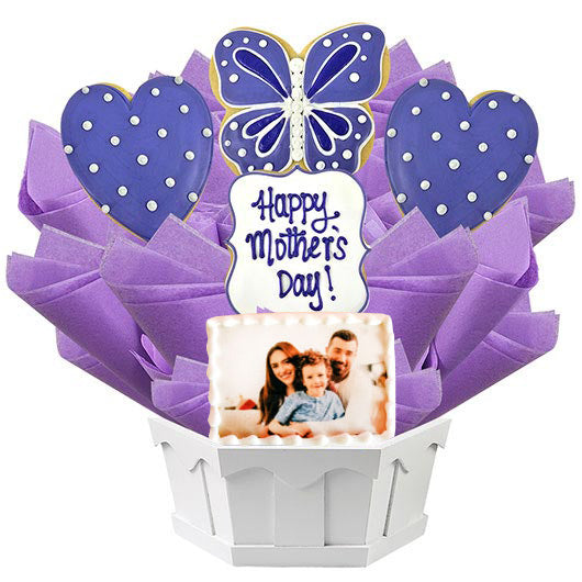 Photo Cookies - Lovely Lavender For Mom - CookiesByDesignProd