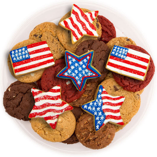 Stars and Stripes Cookie Tray - CookiesByDesignProd