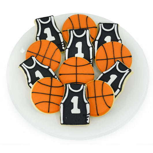 Basketball Favor Tray - CookiesByDesignProd