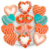 My Heart Cookie Favor Tray - CookiesByDesignProd