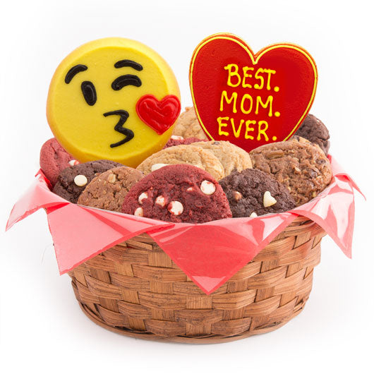 Sweet Emojis - Best. MOM. Ever. Basket - CookiesByDesignProd