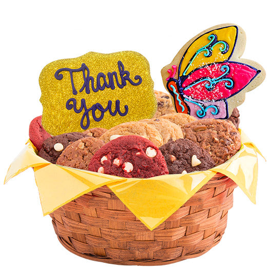 Appreciation Flowers Basket - CookiesByDesignProd