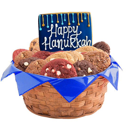 Happy Hanukkah Basket - CookiesByDesignProd
