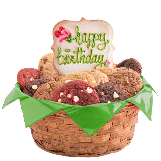 Pink Petals Basket - CookiesByDesignProd