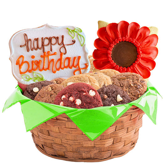 Harvest Petals Birthday Basket - CookiesByDesignProd