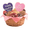 Conversation Hearts Basket - CookiesByDesignProd
