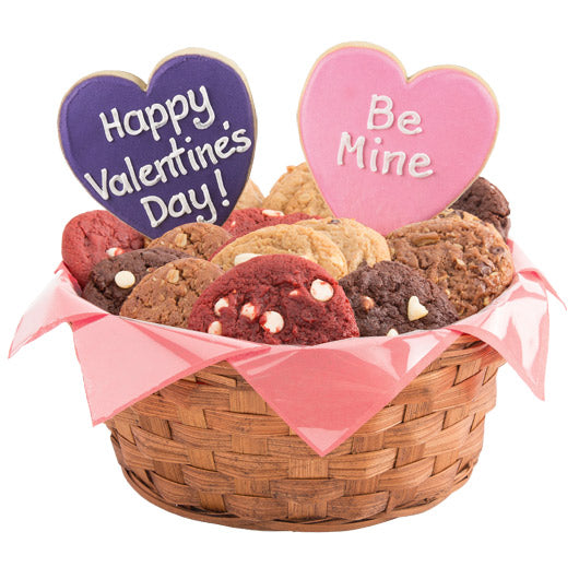 Conversation Hearts Basket - CookiesByDesignProd