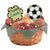 Soccer Thank You Basket - CookiesByDesignProd