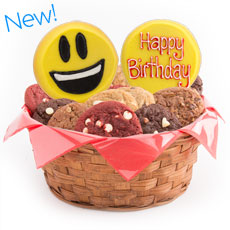 Sweet Emojis Basket-Birthday