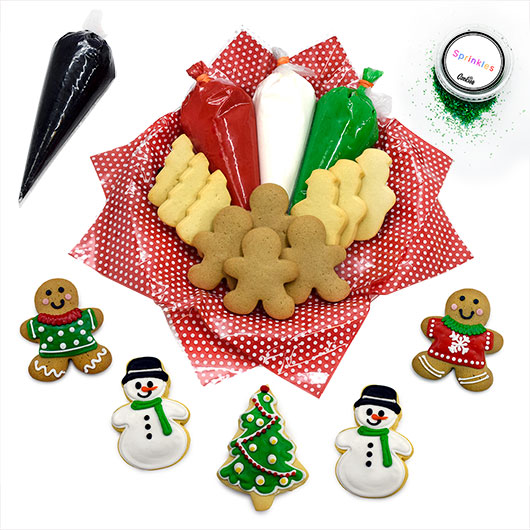 Christmas Cookie Decorating Kit, Party Favors