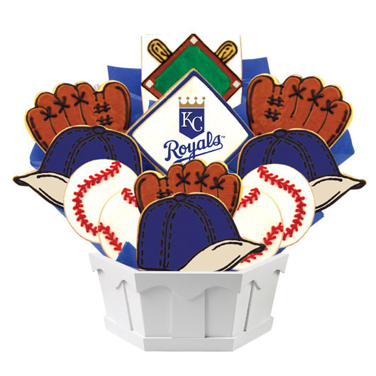 MLB Kansas City Royals Cookie Bouquet