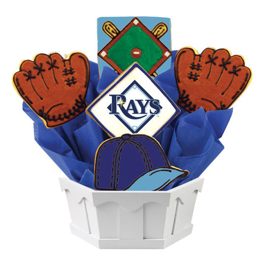 MLB Tampa Bay Rays Cookie Bouquet