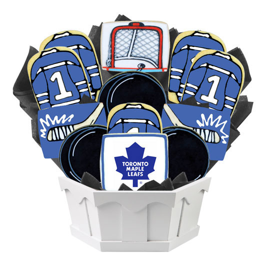NHL Toronto Maple Leafs Cookie Bouquet Cookies by Design