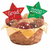 Basket of cookies with 'Grad' and '2026' star-shaped signs on a white background