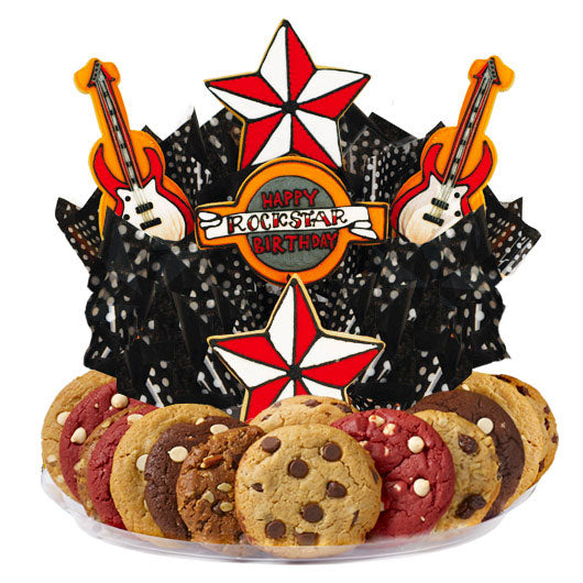Happy Rockstar Birthday (Red) BouTray™ - CookiesByDesignProd