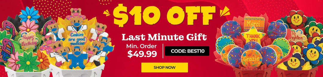 Promotional banner for a last-minute gift sale