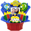 Photo Cookies - Confetti and Candles Primary - CookiesByDesignProd