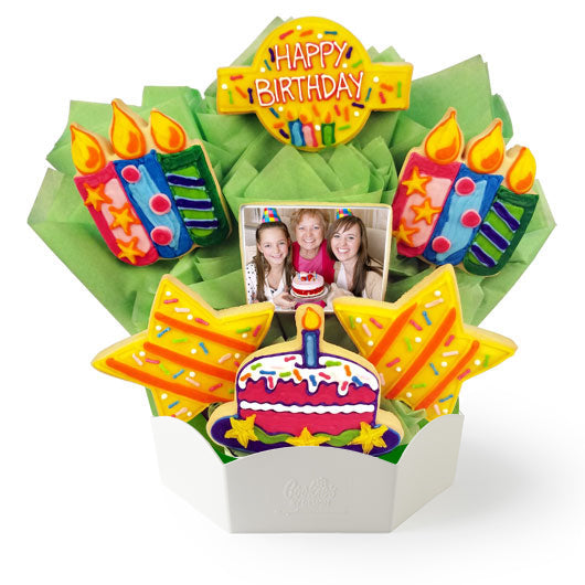 Happy Birthday Photo Cookie Bouquet - 7