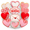 Happy Valentines Favor Tray - CookiesByDesignProd