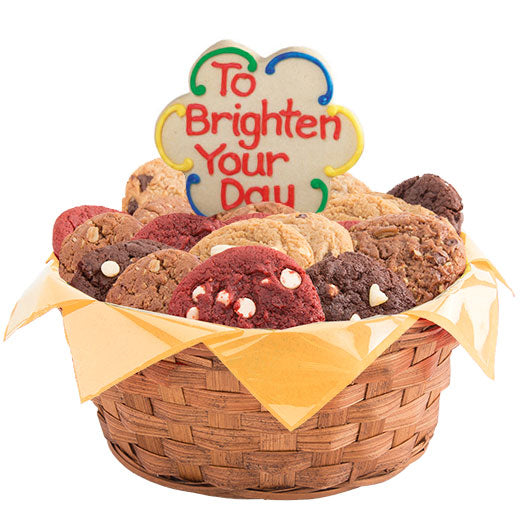 Smiling Face Daisies Basket - CookiesByDesignProd