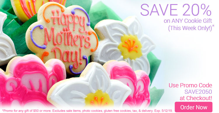 Cookie Bouquet Delivery Gourmet Gifts Cookies By Design 20 Off For Mother S Day