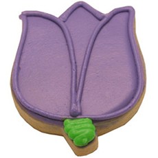 Garden Lavender Tulip Cookie Favors - 