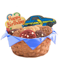 Birthday Race Cars Basket - 