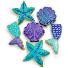 Majestic Mermaids Cookie Favors - 