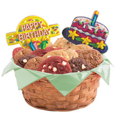 Confetti and Candles Bright Basket - 