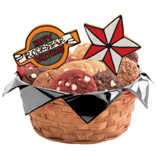 Happy Rockstar Birthday (Red) Basket - 