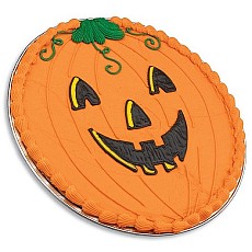 Jack-O-Lantern Cookie Cake - 