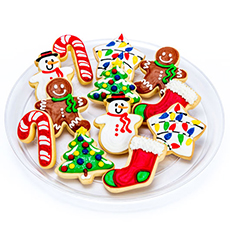 Cookies for Santa Tray | Decorated Cookies
