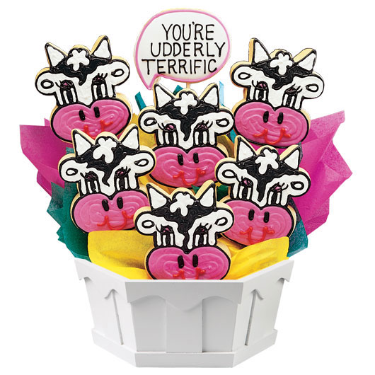 A7 - Cows Cookie Bouquet