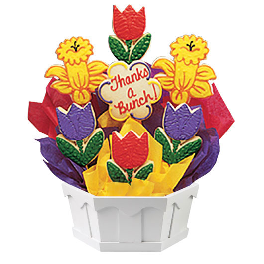 Tulips and Daffodils Cookie Bouquet