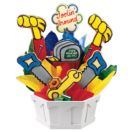 A26 - Tools Cookie Bouquet