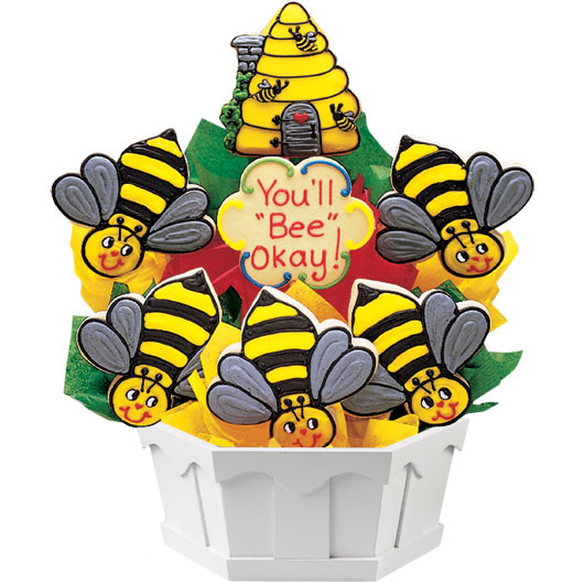 A37 - Bees Cookie Bouquet
