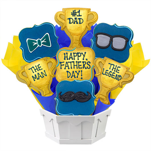 A117 - First Place Dad Cookie Bouquet